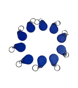 RFID Key Fob Tag Writable Rewritable T5577 125khz for Writer Blue - Picture 1 of 2