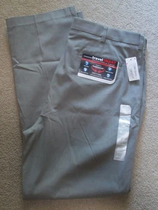 NEU MIT ETIKETT TRAVEL SMART "ROUNDTREE & YORKE" HELLGRAUE HERRENHOSE * GRÖSSE 38 x 32 - Bild 1 von 6