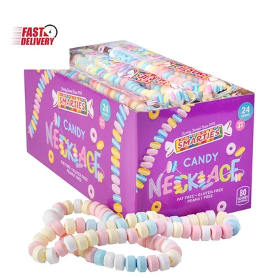 Candy Necklace - Bulk Candy Individually Wrapped - Gluten Free & Vegan, Fruit Fl - Image 1 of 4