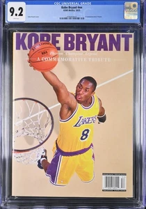 CGC 9.2 Los Angeles Lakers Kobe Bryant Commemorative 2025 Magazine A360 Media - Picture 1 of 2