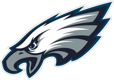 Adesivo de vinil laminado corte logotipo Philadelphia Eagles decalque janela de carro NFL - Imagem 1 de 4