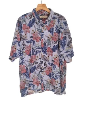 Camisa hawaiana Island Republic manga corta abotonada floral para hombre XXL 2XL USADA EN EXCELENTE ESTADO  Foto 1 de 4
