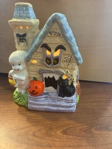 Vintage 1986 CASPER The Friendly Ghost Light Up Halloween Haunted House Spooky - Imagen 1 de 8