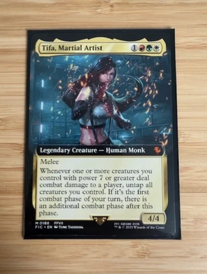 MTG: Tifa, Martial Artist (Extended Art) Commander: Final Fantasy Regular NM - Image 1 of 2