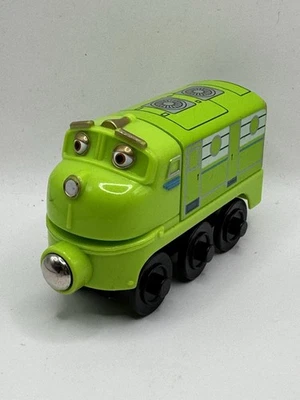 Thomas And Friends Tommy Chuggington Ferrocarril de Madera Verde Pintado Wilson Foto 1 de 4