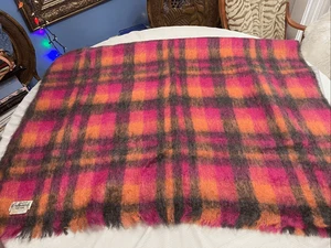 B. Altman & Co. New York Vintage Mohair Wool Blanket 48 X 72 - Picture 1 of 8