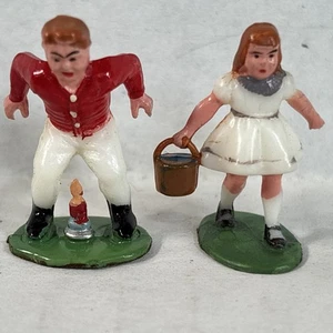 Marx Fairykins Kinderreim Figuren Jack Be Nimble & Jack & Jill Kunststoff - Bild 1 von 5