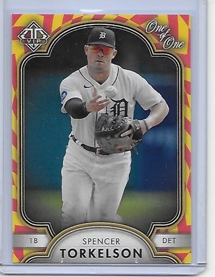 2023 Topps Transcendent Collection 1/1 SPENCER TORKELSON #70 Detroit Tigers - Image 1 of 2
