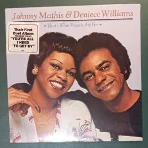 Johnny Mathis & Deniece Williams -That’s What Friends Are For -1978 Vinyl SEALED - Picture 1 of 13