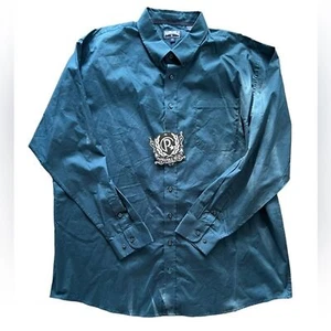 NWT Panhandle Teal Western Button Front Long Sleeve Pocket Cowboy Shirt size XXL - Picture 1 of 7
