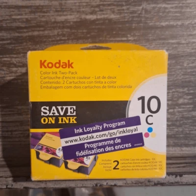 Genuine Kodak Inkjet Printer 10C Color 2-Pack Brand New Sealed - Image 1 of 3