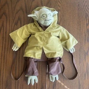 Disney Park Star Wars Yoda Plush 24" Backpack EXCELLENT CONDITION - Picture 1 of 17
