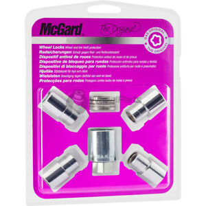 McGard 21156SU 12x1.5 Lock Nuts for Lexus GS 200t [Mk4] 15-20 on Original Wheels