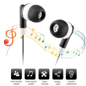 3.5mm In-Ear Earbuds Earphone Headphone 1.25m HIFI Super Bass For MP3 MP4 PC - Picture 1 of 8