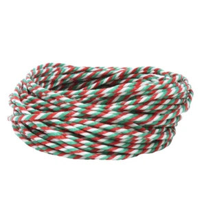 50 Metres Red, White & Green Butchers - Bakers - Craft Twine 5 x 10m Lengths - Picture 1 of 2