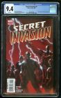 SECRET INVASION #1 (2008) CGC 9.4 NEW AVENGERS #1 HOMAGE COVER