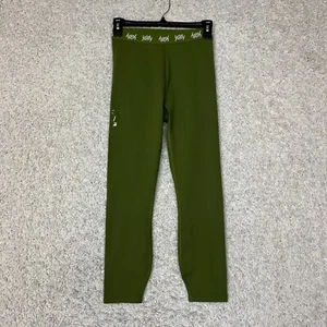 Yitty Shaping High Waist Leggings Womens Small Green Gym Workout Running - Picture 1 of 9