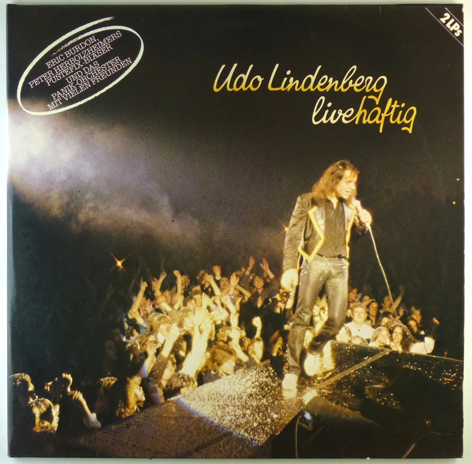 2X 12" LP - Udo Lindenberg - Livehaftig - L8056 - Cleaned - Image 1 of 1