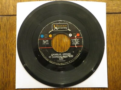 Charlie Drake – My Boomerang Won't Come Back - 1961 - United Artists UA 398 7" Foto 1 de 2