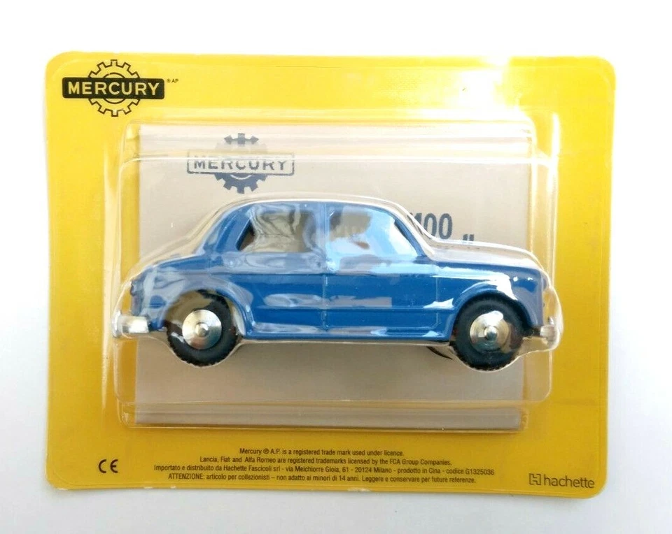 MERCURY  -  Fiat Nuova 1100 14 Prima Calandra - Scala 1:48  Hachette  #ABMAC036 - Immagine 1 di 1