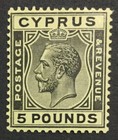 MOMEN: CYPRUS SG #117a 1928 MINT OG VLH **CERT** LOT #204274-9964