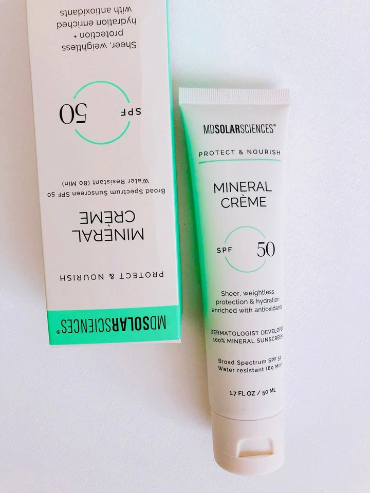 Минеральный крем MDSolarSciences SPF 50 • защищает и питает 1,7 унции • срок годности 04/2025 - Изображение 1 из 1