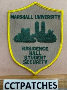 MARSHALL UNIVERSITY, WEST VIRGINIA RESIDENCE HALL STUDENT SECURITY POLICE PATCH - Picture 1 of 2