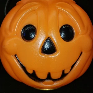 Calabazas con cubo de plástico de espuma general original década de 1980 7,5"" x 7,5"" ap - Imagen 1 de 8