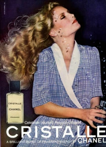 1978 Chanel Cristalle perfume vintage parfum 1-page MAGAZINE AD - Picture 1 of 1