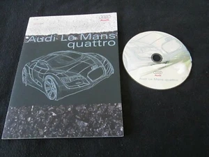 2007 2008 Audi R8 Concept Le Mans quattro Katalog Presse Media Kit mit CD Prospekt - Bild 1 von 6