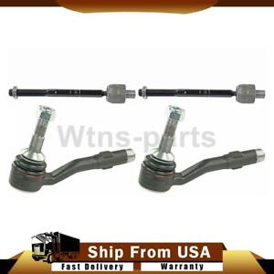 Mevotech Tie Rod Ends Front Inner Outer 4x For 2004-2005 BMW 530i 3.0L