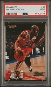 PSA 9 MINT 1996 FLEER MICHAEL JORDAN #13 BULLS 09873 B153 - Picture 1 of 2