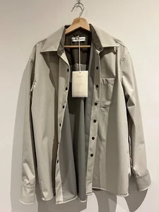 Our Legacy Above Shirt Dusty White Muted Scuba - Picture 1 of 7