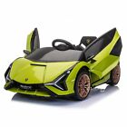 Tobbi 12V Licensed Lamborghini Sian Kids Ride On Car Electric Toy w/Remote MP3