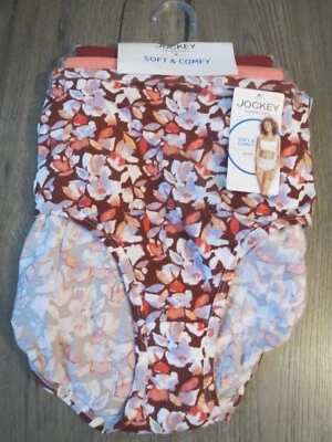 Lote/3 bragas calzoncillos Jockey supersuaves suaves y cómodas oxidadas y melocotón talla 10/3XL, NUEVAS CON ETIQUETAS Foto 1 de 2