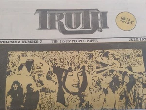 Truth -  Jesus People Newspaper Army Northwest July 1971 Vol 2 No 7 Spokane - Picture 1 of 8