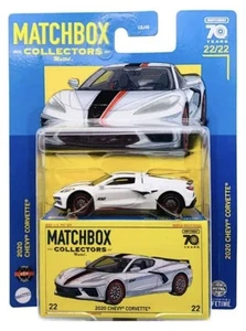 2023 Matchbox Collectors Edition 2020 Chevy Corvette Car 22/22 {White} - Picture 1 of 2