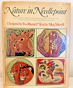 Nature in Needlepoint 1975 Designs by Eva Brent Text by Meg Merrill (hardback) - Picture 1 of 13