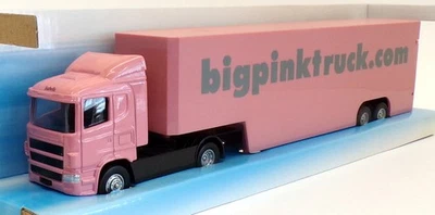 Corgi 1/64 Scale Diecast TY86657 - Scania Isabelle Box Truck - Big Pink - Image 1 of 4