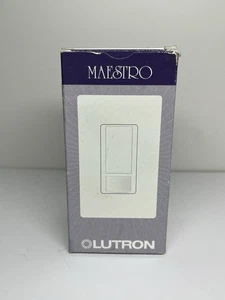 244105 Old-Stock; Lutron MS-OPS6M2-DV-WH Dual Voltage Motion Sensor; 120-277VAC - Picture 1 of 11