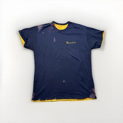 Camiseta vintage Champion Notre Dame PE para hombre XXL reversible dañada años 70 80 Foto 1 de 4