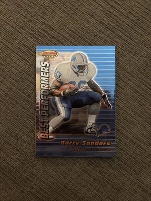 Bowman's Best Barry Sanders 1999 una de las tarjetas #67 Foto 1 de 2