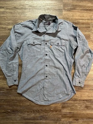 Vintage Levis Denim Orange Tab Chambray Button Up Shirt Size Medium 70s Rare - Image 1 of 4