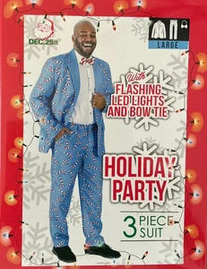 Dec 25th Herren Urlaub 3-teiliges LED Leucht Anzug Set Größe XL - Bild 1 von 4
