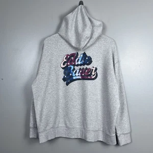 Eddie Bauer Women's 80s Retro Air Brush Logo Fleece Full Zip Hoodie Size XL - Picture 1 of 13