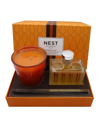 Nest Fragrances Limited Edition PUMPKIN CHAI Scented Candle And Diffuser Set - Image 1 of 4