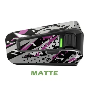 For Cardo Packtalk Neo Edge Pro Wrap Stickers Matte Decal Pink Cyber - Bild 1 von 4
