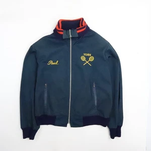 Chaqueta bomber tenis vintage EYCI York talla grande - Imagen 1 de 16