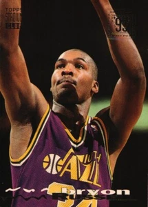 1993-94 Topps Stadium Club #199 - Bryon Russell DPK, RC - Utah Jazz 93-589 - Picture 1 of 2