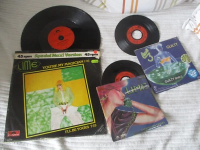 LIME Vinyl Bundle: 1xMaxi 12" = You`re My Magician & 2x7"Single: Gulity&Un.Lover - Bild 1 von 2
